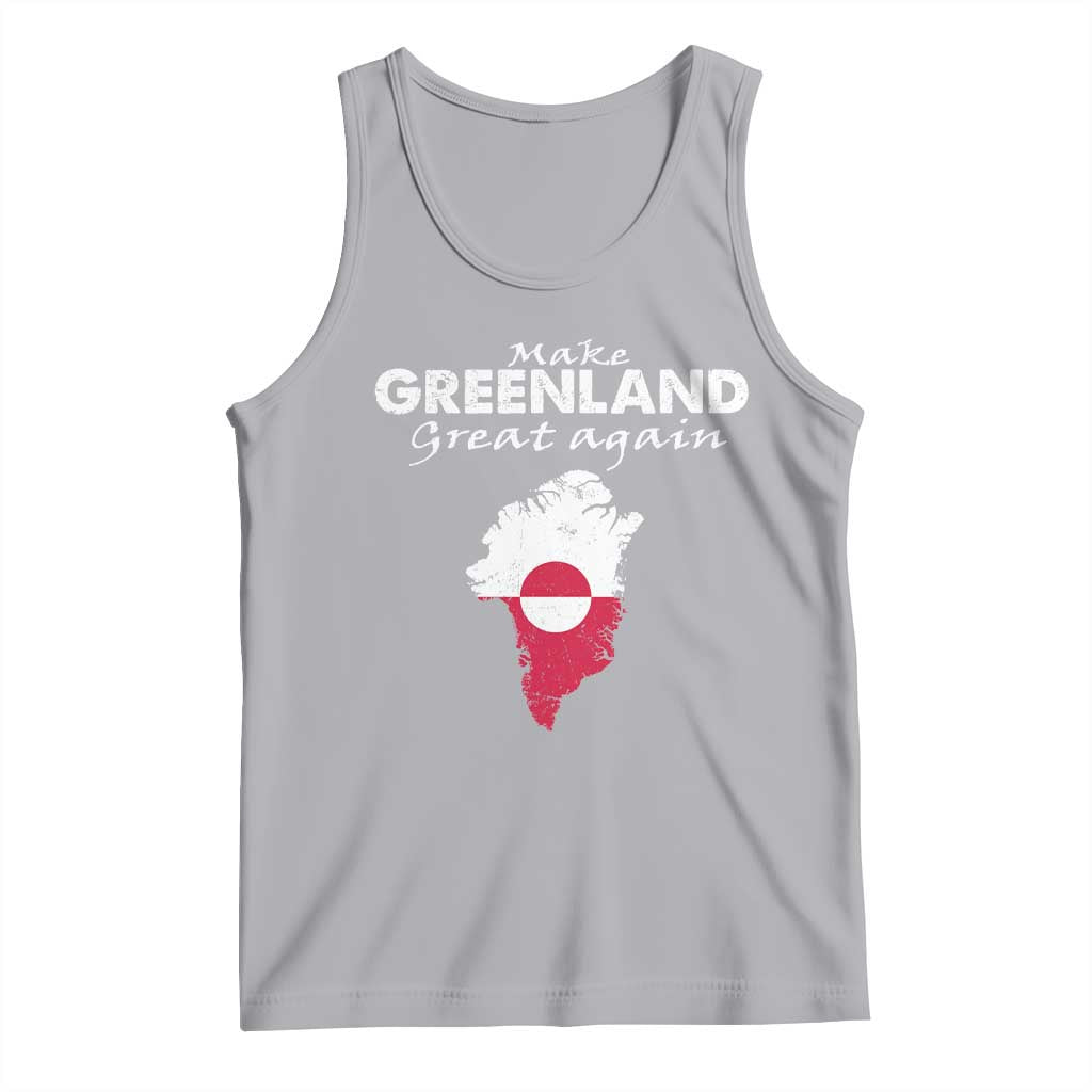 Make Greenland Great Again Tank Top Act USA 51st State Greenland TS11 Athletic Heather Print Your Wear