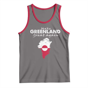 Make Greenland Great Again Tank Top Act USA 51st State Greenland TS11 Deep Heather Red Print Your Wear