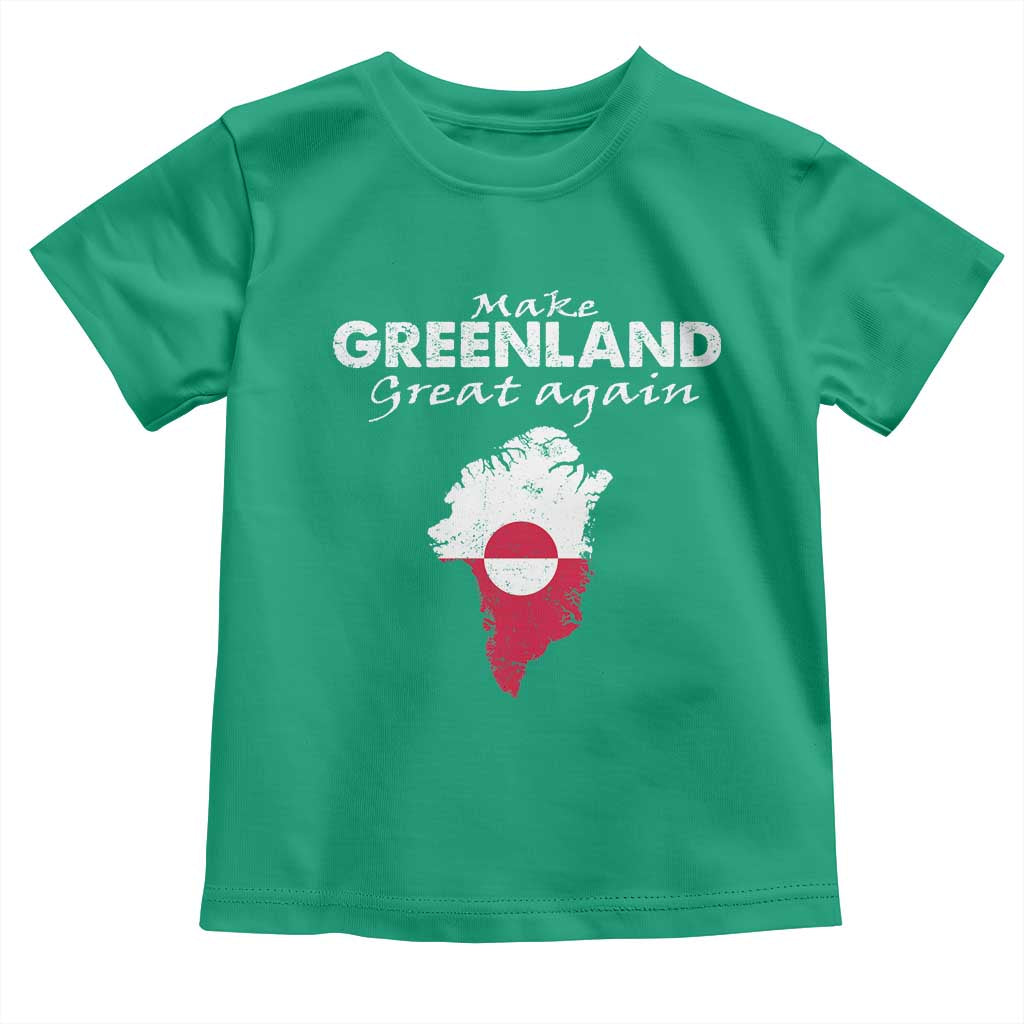 Make Greenland Great Again Toddler T Shirt Act USA 51st State Greenland TS11 Irish Green Print Your Wear