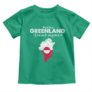 Make Greenland Great Again Toddler T Shirt Act USA 51st State Greenland TS11 Irish Green Print Your Wear