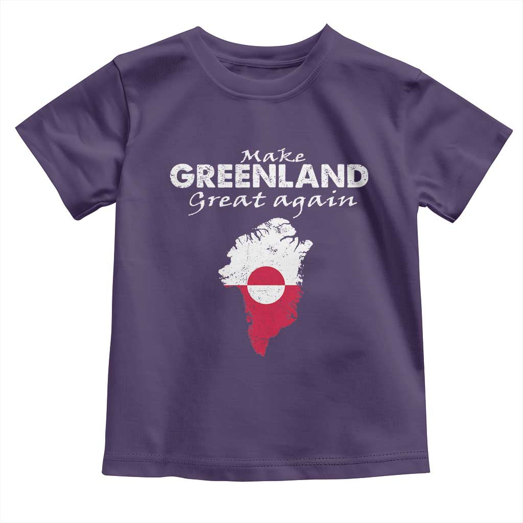 Make Greenland Great Again Toddler T Shirt Act USA 51st State Greenland TS11 Purple Print Your Wear