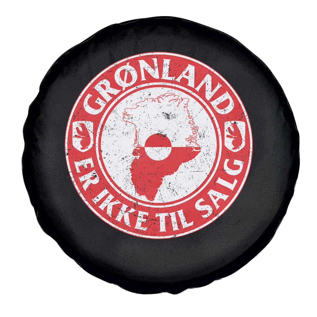 Greenland Is Not For Sale Spare Tire Cover Gronland Er Ikke Til Salg Greenland Protest TS11 Print Your Wear