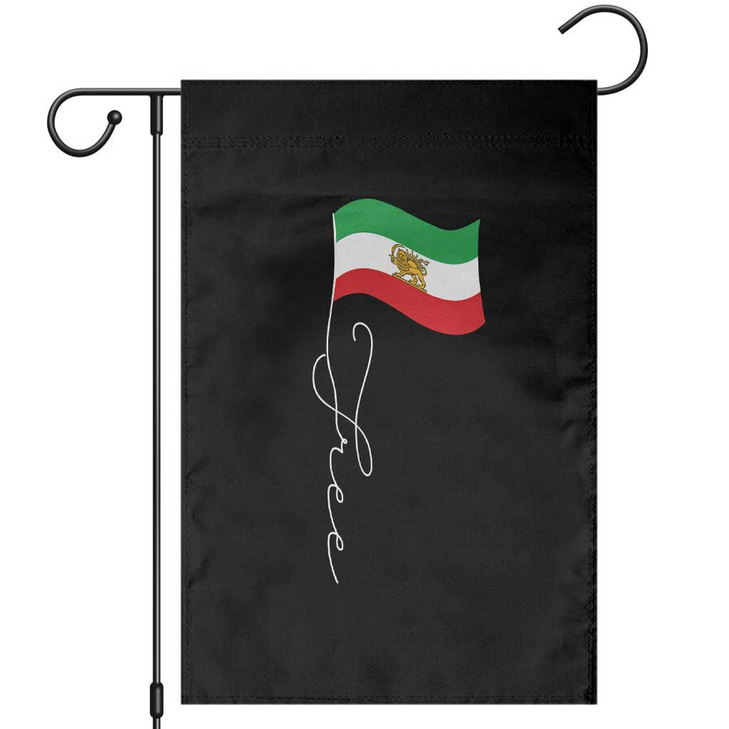 Free Iran Garden Flag Patriotic Iranian Lion and Sun Flag TS11 Black Print Your Wear