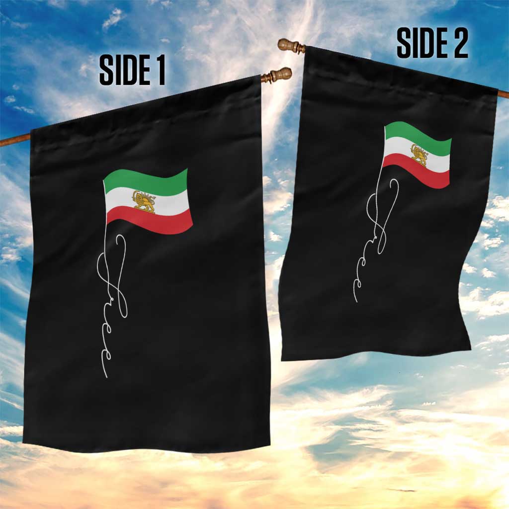 Free Iran Garden Flag Patriotic Iranian Lion and Sun Flag TS11 Print Your Wear