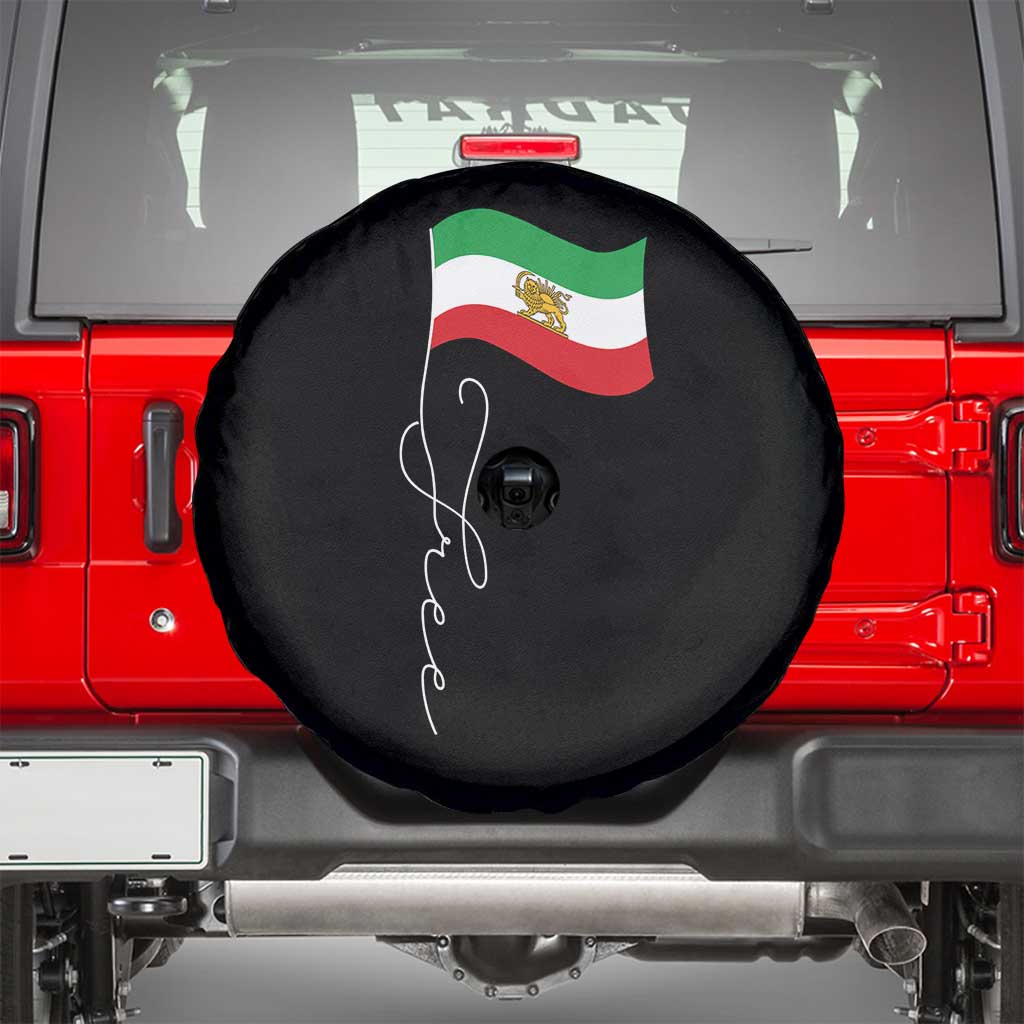 Free Iran Spare Tire Cover Patriotic Iranian Lion and Sun Flag TS11 Black Print Your Wear