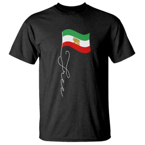 Free Iran T Shirt Patriotic Iranian Lion and Sun Flag TS11 Black Print Your Wear