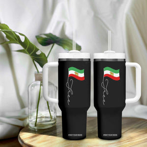 Free Iran Tumbler With Handle Patriotic Iranian Lion and Sun Flag TS11 Print Your Wear