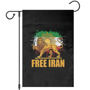 Free Iran Garden Flag Iran Flag Lion And Sun Persian Pride Iranian Protests TS11 Black Print Your Wear