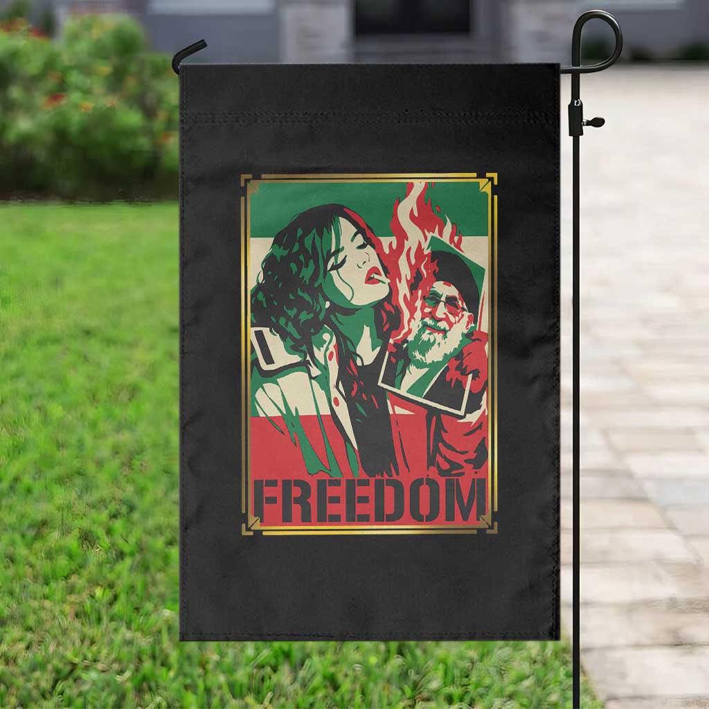 Free Iran Protest Garden Flag Support Women Life Freedom Statement TS11 Print Your Wear