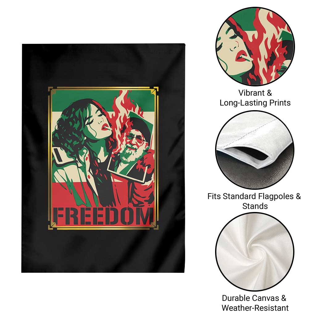 Free Iran Protest Garden Flag Support Women Life Freedom Statement TS11 Print Your Wear