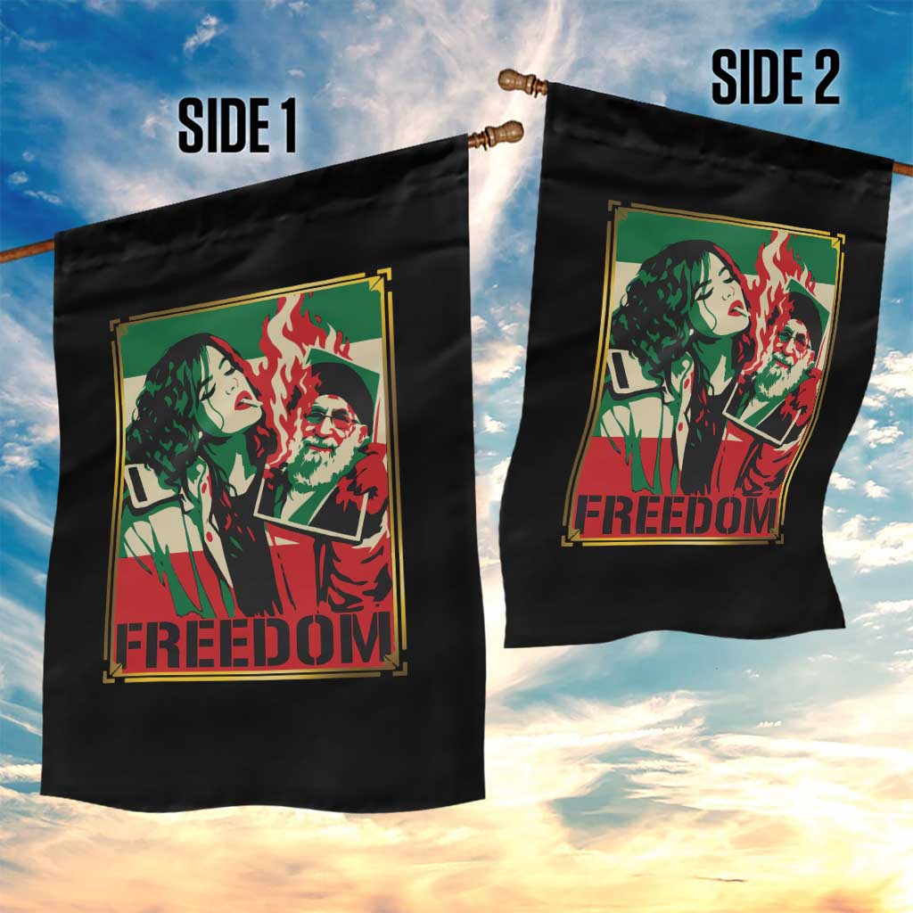 Free Iran Protest Garden Flag Support Women Life Freedom Statement TS11 Print Your Wear