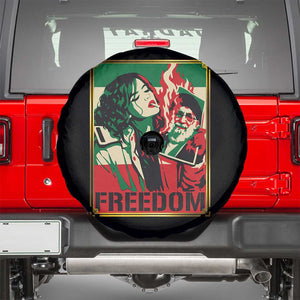 Free Iran Protest Spare Tire Cover Support Women Life Freedom Statement TS11 Black Print Your Wear
