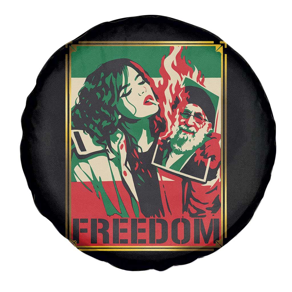 Free Iran Protest Spare Tire Cover Support Women Life Freedom Statement TS11 Print Your Wear