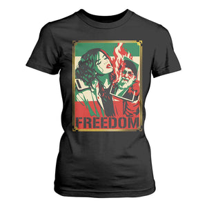 Free Iran Protest T Shirt For Women Support Women Life Freedom Statement TS11 Black Print Your Wear