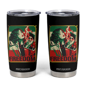 Free Iran Protest Tumbler Cup Support Women Life Freedom Statement TS11 Black Print Your Wear