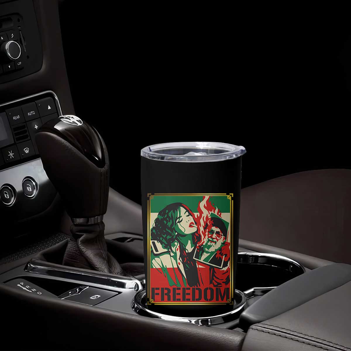 Free Iran Protest Tumbler Cup Support Women Life Freedom Statement TS11 Print Your Wear