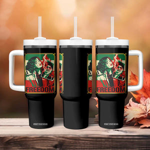 Free Iran Protest Tumbler With Handle Support Women Life Freedom Statement TS11 Print Your Wear