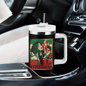 Free Iran Protest Tumbler With Handle Support Women Life Freedom Statement TS11 Print Your Wear
