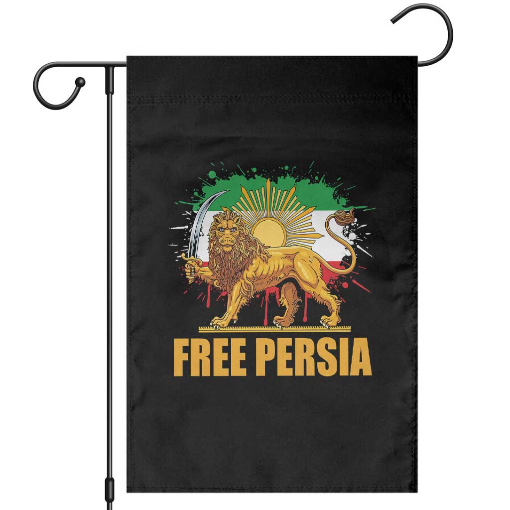 Free Persian Garden Flag Iran Flag Lion And Sun Persian Pride Iranian Protests TS11 Black Print Your Wear