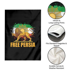 Free Persian Garden Flag Iran Flag Lion And Sun Persian Pride Iranian Protests TS11 Print Your Wear