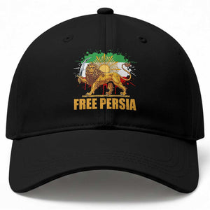 Free Persian Baseball Cap Iran Flag Lion And Sun Persian Pride Iranian Protests TS11 Print Your Wear