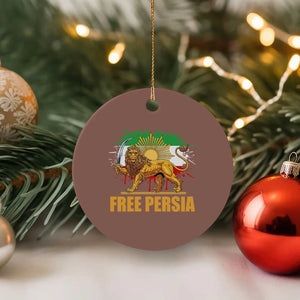 Free Persian Ceramic Ornament Iran Flag Lion And Sun Persian Pride Iranian Protests TS11 1pc Mocha Print Your Wear