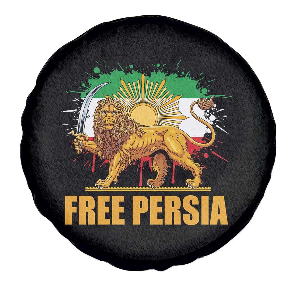 Free Persian Spare Tire Cover Iran Flag Lion And Sun Persian Pride Iranian Protests TS11 Print Your Wear
