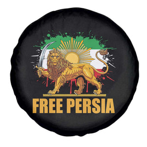 Free Persian Spare Tire Cover Iran Flag Lion And Sun Persian Pride Iranian Protests TS11 Print Your Wear