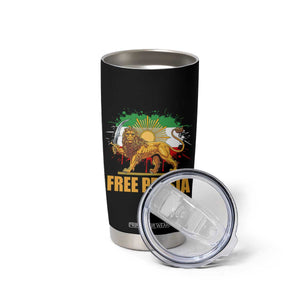 Free Persian Tumbler Cup Iran Flag Lion And Sun Persian Pride Iranian Protests TS11 Print Your Wear