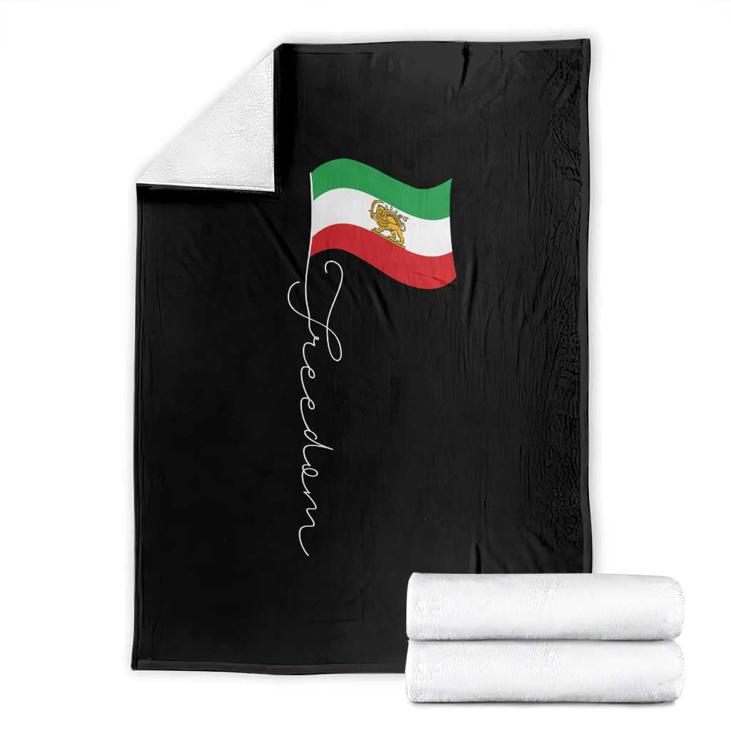Persian Freedom Throw Blanket Free Iran Proud Persian Iranian TS11 Black Print Your Wear