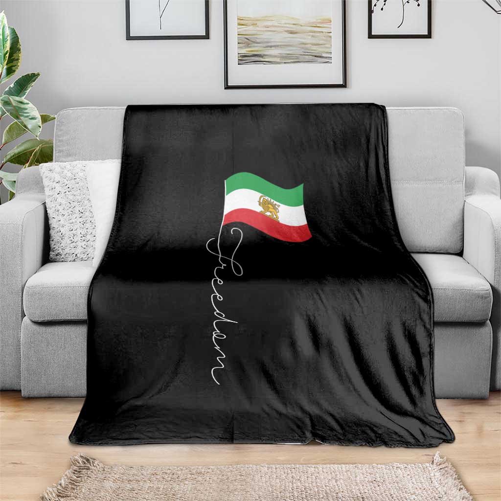 Persian Freedom Throw Blanket Free Iran Proud Persian Iranian TS11 Print Your Wear