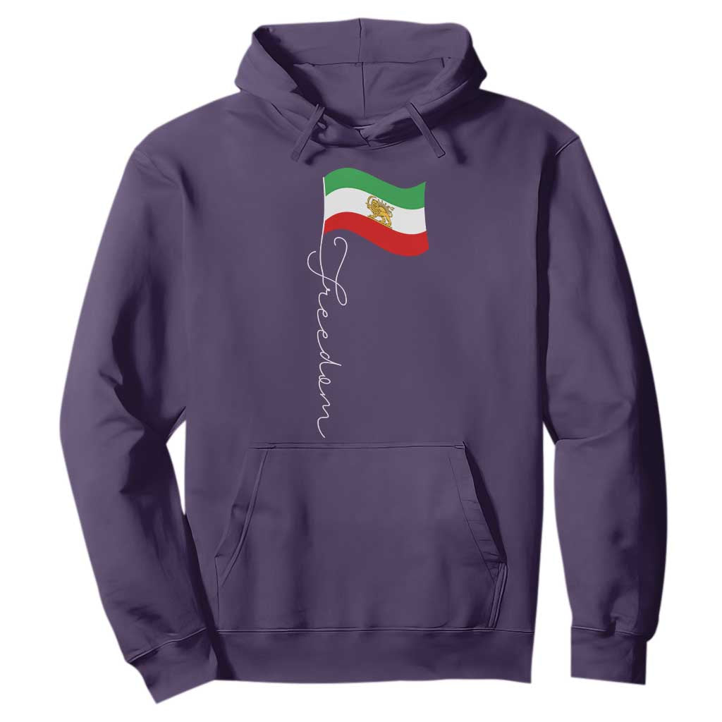 Persian Freedom Hoodie Free Iran Proud Persian Iranian TS11 Purple Print Your Wear