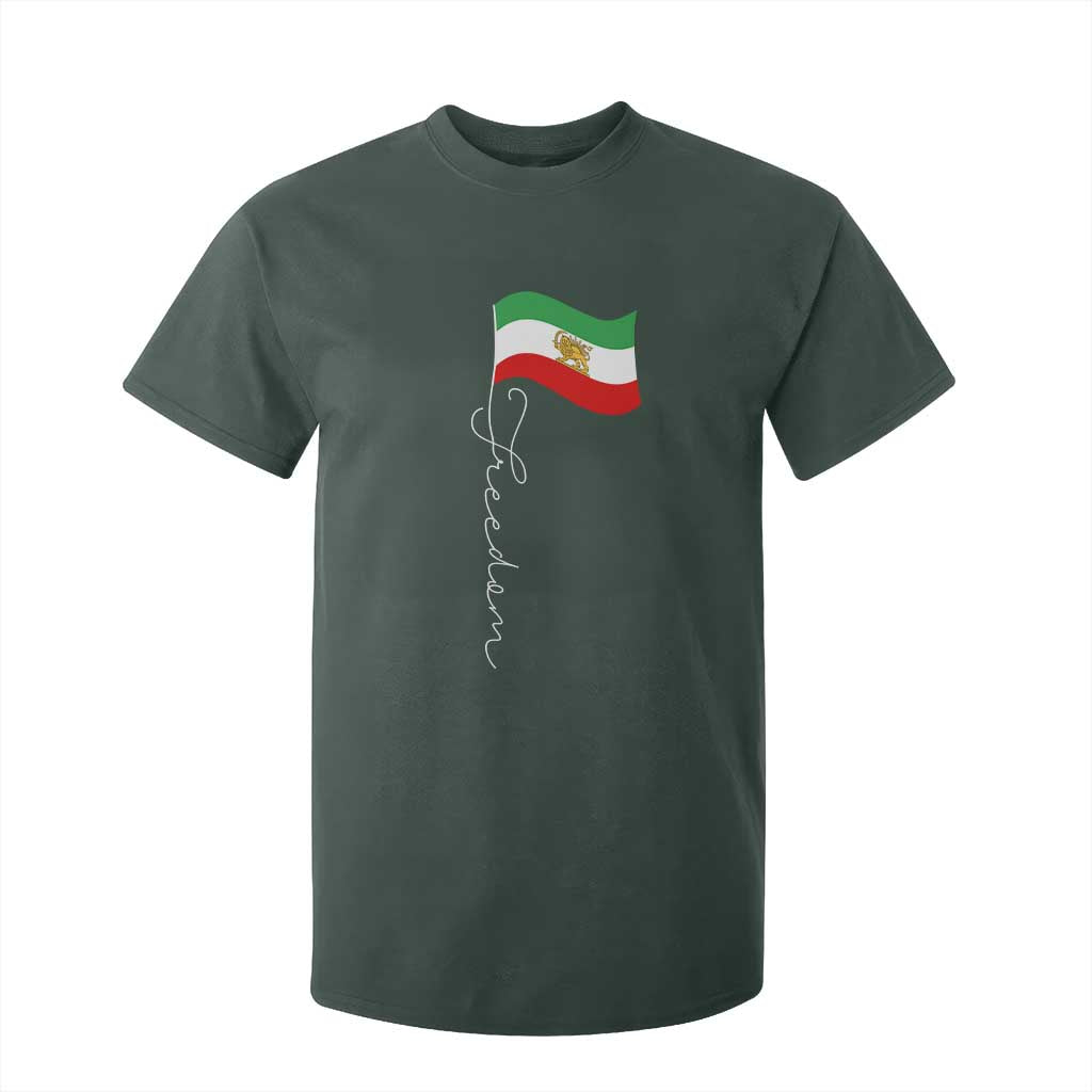 Persian Freedom T Shirt For Kid Free Iran Proud Persian Iranian TS11 Dark Forest Green Print Your Wear