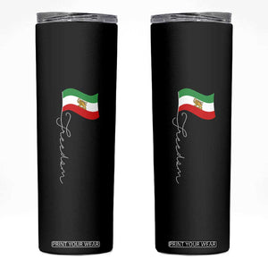 Persian Freedom Skinny Tumbler Free Iran Proud Persian Iranian TS11 Black Print Your Wear