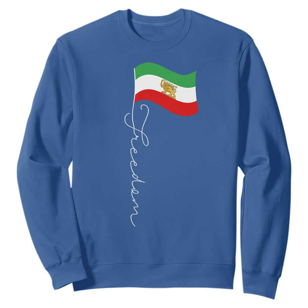 Persian Freedom Sweatshirt Free Iran Proud Persian Iranian TS11 Royal Blue Print Your Wear