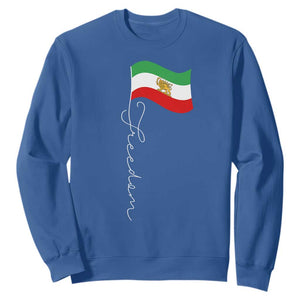 Persian Freedom Sweatshirt Free Iran Proud Persian Iranian TS11 Royal Blue Print Your Wear