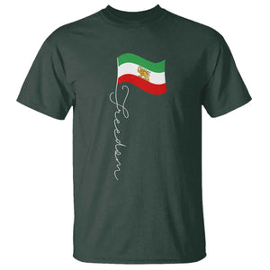 Persian Freedom T Shirt Free Iran Proud Persian Iranian TS11 Dark Forest Green Print Your Wear