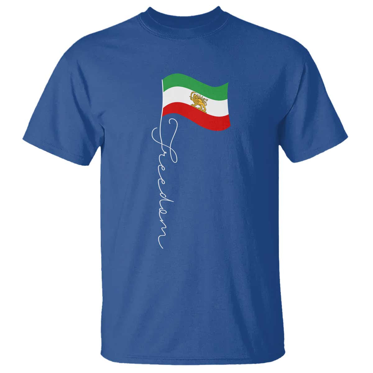 Persian Freedom T Shirt Free Iran Proud Persian Iranian TS11 Royal Blue Print Your Wear