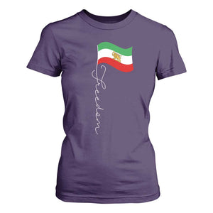 Persian Freedom T Shirt For Women Free Iran Proud Persian Iranian TS11 Purple Print Your Wear