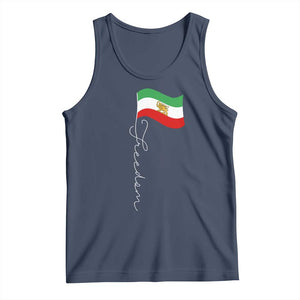 Persian Freedom Tank Top Free Iran Proud Persian Iranian TS11 Navy Print Your Wear