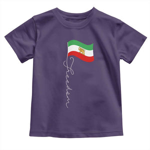 Persian Freedom Toddler T Shirt Free Iran Proud Persian Iranian TS11 Purple Print Your Wear