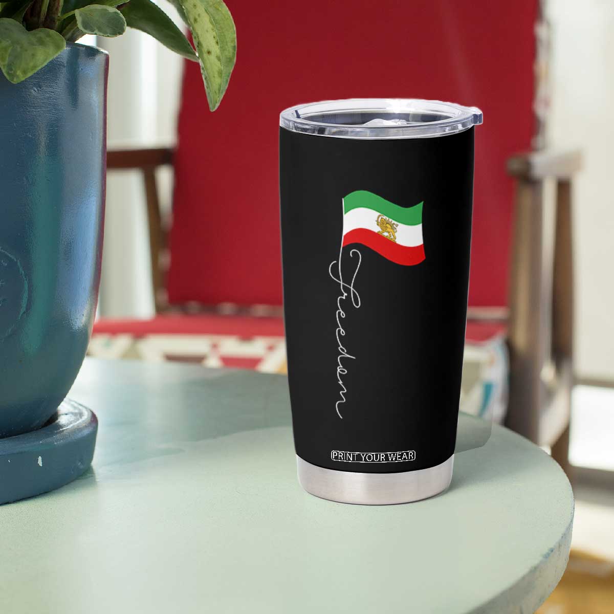 Persian Freedom Tumbler Cup Free Iran Proud Persian Iranian TS11 Print Your Wear