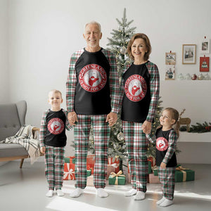 Greenland Is Not For Sale Plaid Pajama Set Political Statement Arms of Greenland TS11 Christmas Plaid Print Your Wear