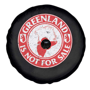 Greenland Is Not For Sale Spare Tire Cover Political Statement Arms of Greenland TS11 Print Your Wear