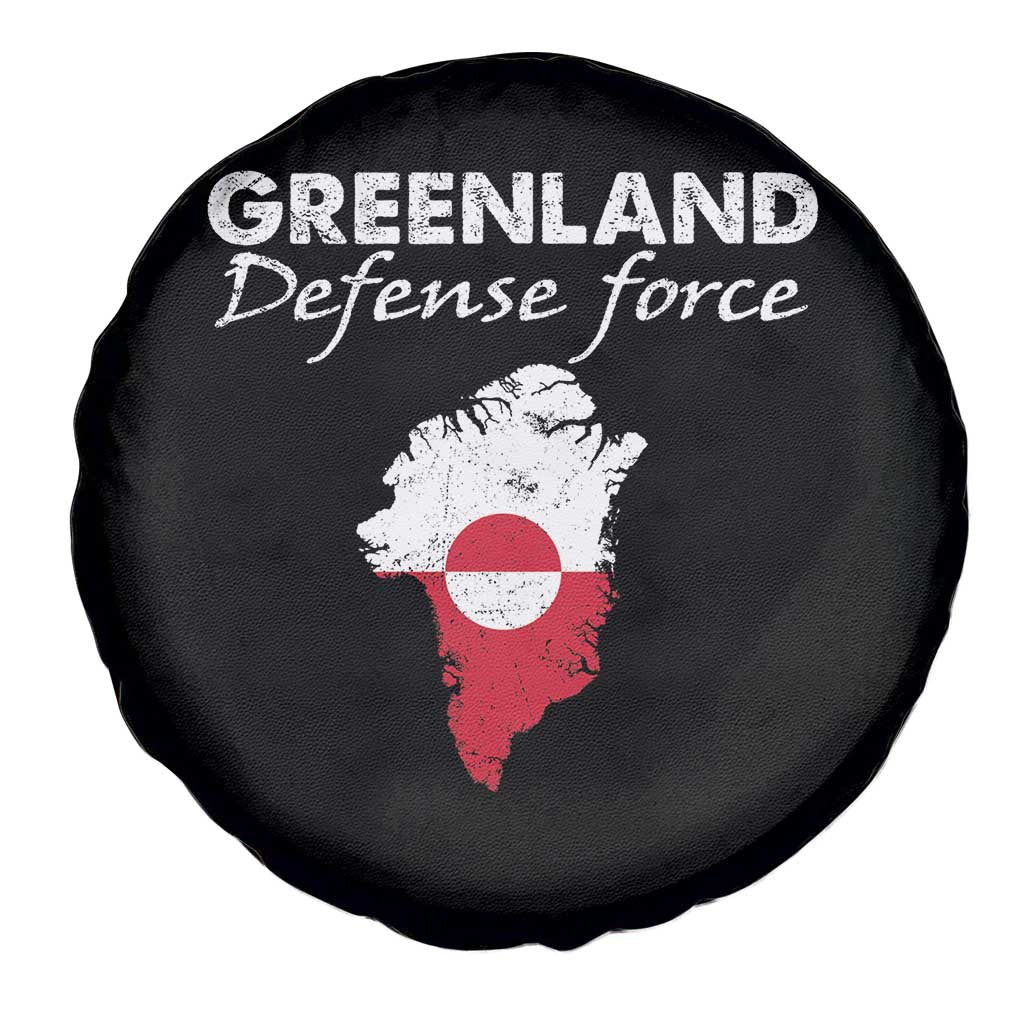 Greenland Defense Force Spare Tire Cover Political Statement Greenland Policy TS11 Print Your Wear