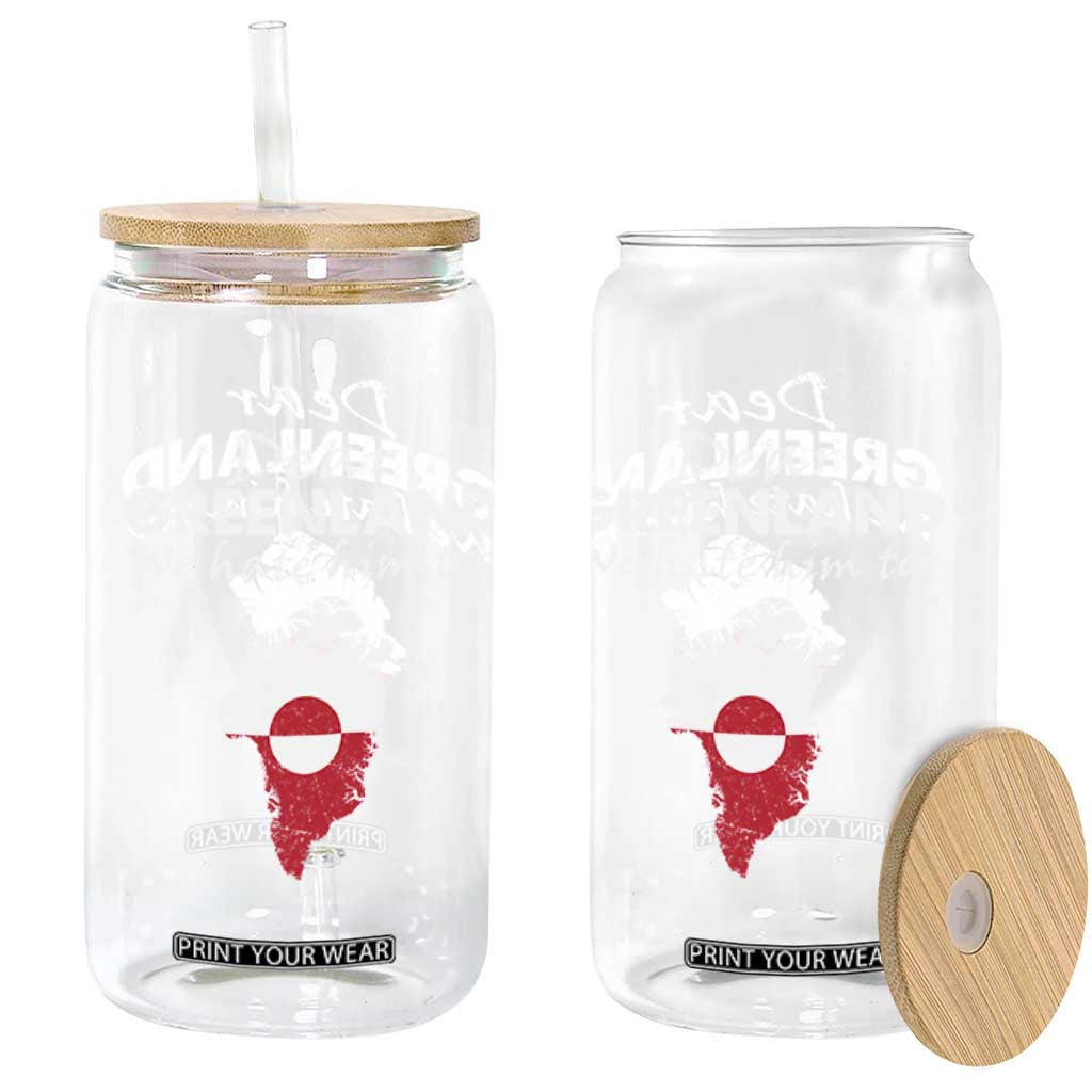 Dear Greenland We Hate Him Too Glass Can Greenland Political Protest TS11 Print Your Wear