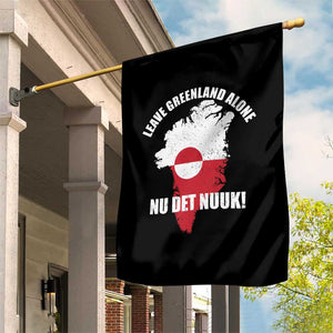 Nu Det Nuuk Leave Greenland Alone Garden Flag Political Statement Greenland Policy TS11 Print Your Wear