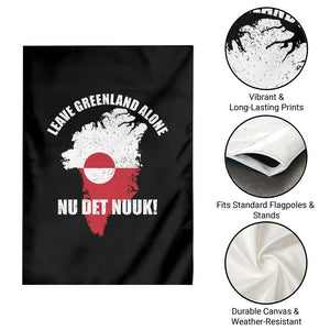 Nu Det Nuuk Leave Greenland Alone Garden Flag Political Statement Greenland Policy TS11 Print Your Wear