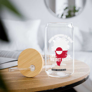 Nu Det Nuuk Leave Greenland Alone Glass Can Political Statement Greenland Policy TS11 Print Your Wear