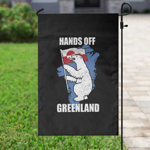 Hands Off Greenland Protest Garden Flag Support Greenland Bear Holding Flag TS11 Print Your Wear